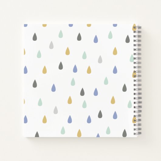 Aanpasbare naam Schattig Kuiken Notitieboek (Achterkant)