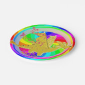 Aanpasbare naam voor kleurdraak bevestigen papieren bordje (Gekanteld)