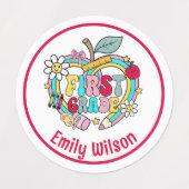 Aanpasbare naamlabels voor het eerste leerjaar labels (Design 1)