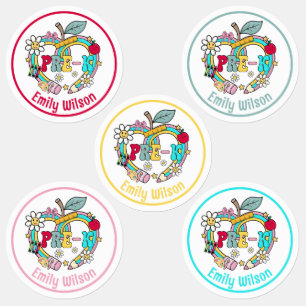 Aanpasbare naamlabels voor Pre-K Labels