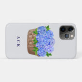 Aanpasbare Nantucket Hydrangea Bagage Label Case-Mate iPhone Case (Achterkant (horizontaal))