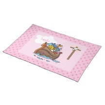 Aanpasbare Noachsbalk Doopfeestje voor Baby Meisje