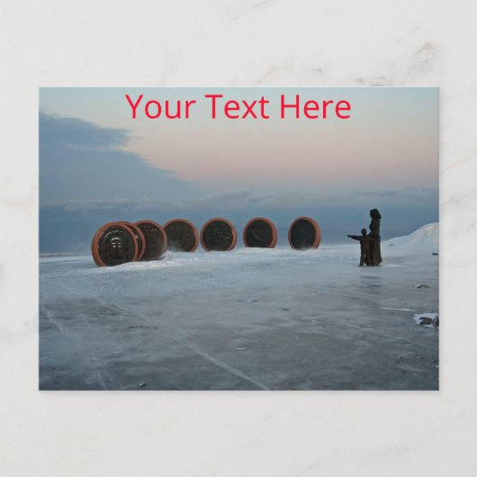 Aanpasbare North Cape, Noorwegen Briefkaart (Voorkant)