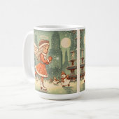 Aanpasbare NYC Kerstengel Koffiemok (Voorkant links)
