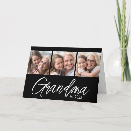 Aanpasbare Oma Opa-dag 3 Afbeelding Kaart (Voorkant)
