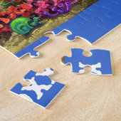 Aanpasbare Onder De Zee Verjaardagspuzzel Legpuzzel (Zijkant)
