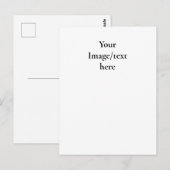 Aanpasbare ontwerpsjabloon | Upload je eigen kunst Briefkaart (Voorkant / Achterkant)