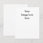 Aanpasbare ontwerpsjabloon | Upload je eigen kunst RSVP Kaartje (Voorkant / Achterkant)