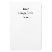 Aanpasbare ontwerpsjabloon | Upload uw eigen kunst Magneet (Verticaal)