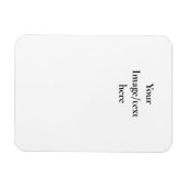 Aanpasbare ontwerpsjabloon | Upload uw eigen kunst Magneet (Horizontaal)