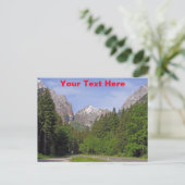 Aanpasbare Oostenrijkse Alpen Briefkaart (Staand voorkant)