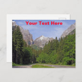 Aanpasbare Oostenrijkse Alpen Briefkaart (Voorkant / Achterkant)
