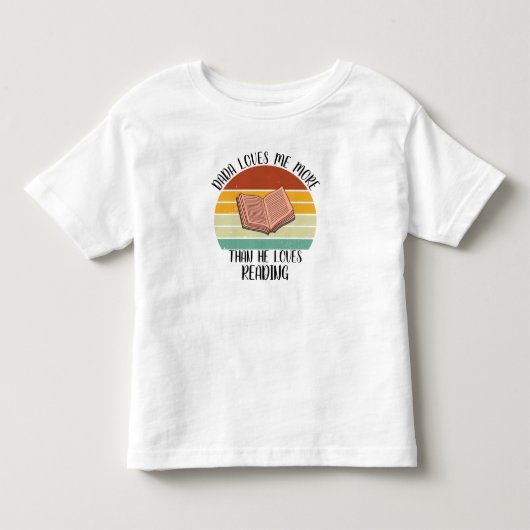 AANPASBARE Opa houdt meer van mij dan van lezen Kinder Shirts (Voorkant)
