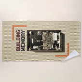 Aanpasbare Opberggeheugen voor Techneuten Harde Sc Strandlaken (Voorkant)