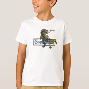Aanpasbare opmerking voor creationist T-Rex Dinosa T-shirt