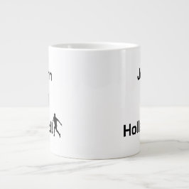 Aanpasbare Oranje Supporter Uitrusting Grote Koffiekop