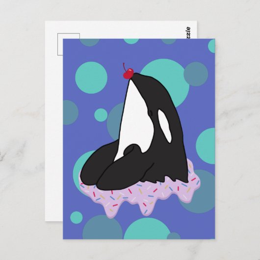 Aanpasbare Orka Orkaal   Briefkaart (Voorkant / Achterkant)