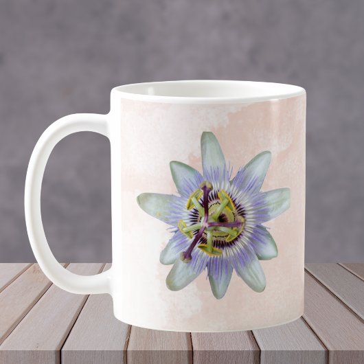 Aanpasbare Paarse Passiebloem Koffiemok