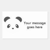 Aanpasbare panda stickers (Voorkant)