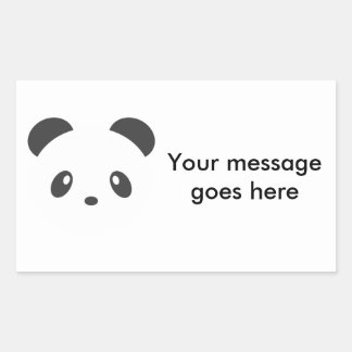 Aanpasbare panda stickers