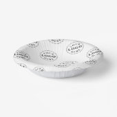 Aanpasbare papieren kom van 7 inch voor evenemente (Gebogen)