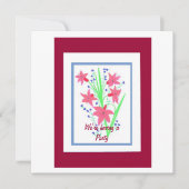 Aanpasbare partijuitnodiging kaart (Voorkant)