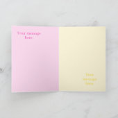 Aanpasbare Pasen kaart (Binnen)