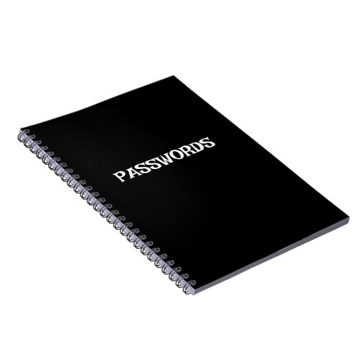Aanpasbare PASSWORDS Notitieboek | Stijlvol (Rechterzijde)