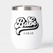 Aanpasbare persoonlijke bruid en Babe waterfles (Achterkant)