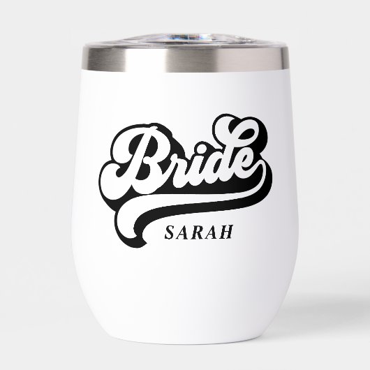 Aanpasbare persoonlijke bruid- en bruidegomwaterfl (Voorkant)