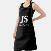 Aanpasbare persoonlijke initialen schort (Insitu)