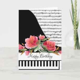 Aanpasbare pianokaart kaart