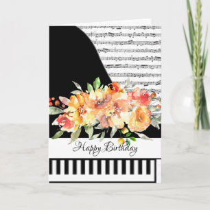 Aanpasbare pianokaart kaart