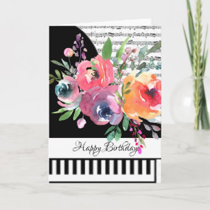 Aanpasbare pianokaart kaart