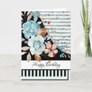 Aanpasbare pianokaart kaart
