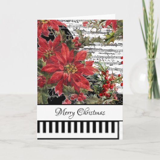 Aanpasbare pianokaart kaart (Voorkant)