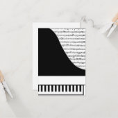 Aanpasbare Pianokaart Kaart (Voorkant / Achterkant in situ)