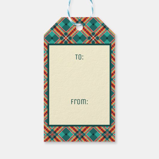 Aanpasbare Pickleball Gingerbread Cheer Cadeaulabel (Achterkant)