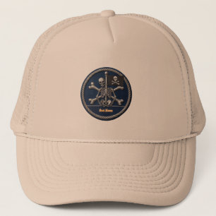 Aanpasbare Piraten Schedel Trucker Hoed: Personali Pet