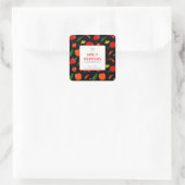 Aanpasbare Pittige Pepers Rietdiffusor Label (Tas)