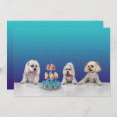 Aanpasbare platte feest uitnodigingskaart 5x7 kaart (Voorkant / Achterkant)