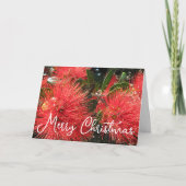 AANPASBARE POHUTAKAWA KERST KIWI KAART (Voorkant)