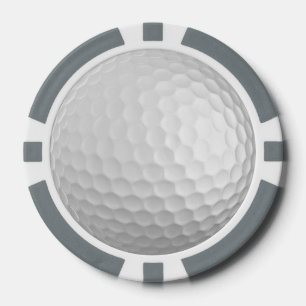 Aanpasbare pokerchips met Golf Ball
