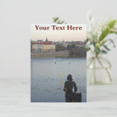 Aanpasbare Praag-standbeeldkaart (Staand voorkant)