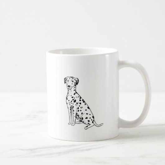 Aanpasbare producten van Dalmatian Dog Koffiemok (Rechts)