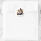 Aanpasbare professionele advocaat sticker met naam (Tas)