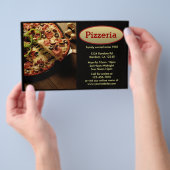Aanpasbare professionele lyers uit Pizzeria Flyer (Hand)