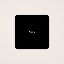 Aanpasbare Profielkaart Vierkante Visitekaartjes