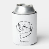 Aanpasbare Pug Star Hope Code Blikjeskoeler (Blikje Voorkant)