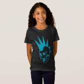 Aanpasbare Punk Schedel T-shirt (Voorkant volledig)
